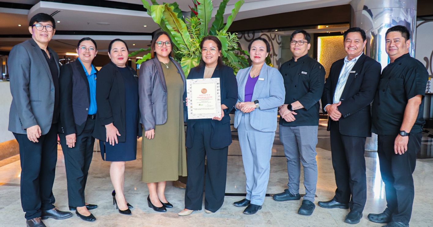 Quest Hotel Cebu Earns Bronze Certification from Green Destinations’ Good Travel Seal for Sustainable Tourism
