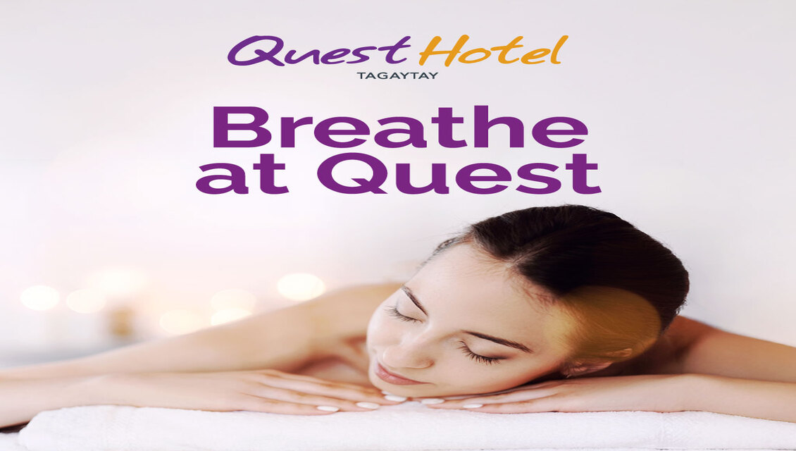Relax & Renew: In-Room Massage Therapy at Quest Hotel Tagaytay