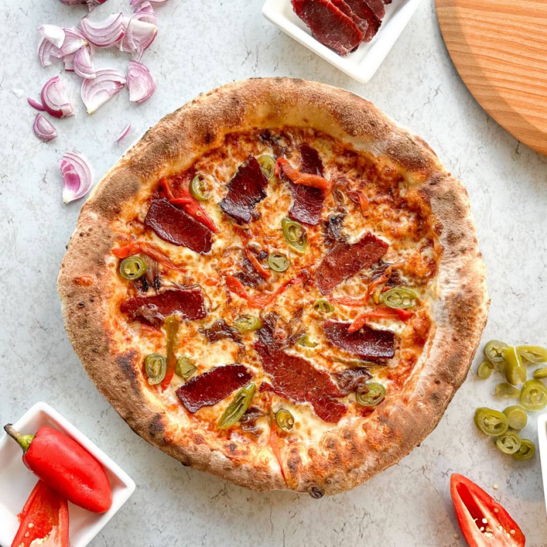 Blazing Brisket Pizza