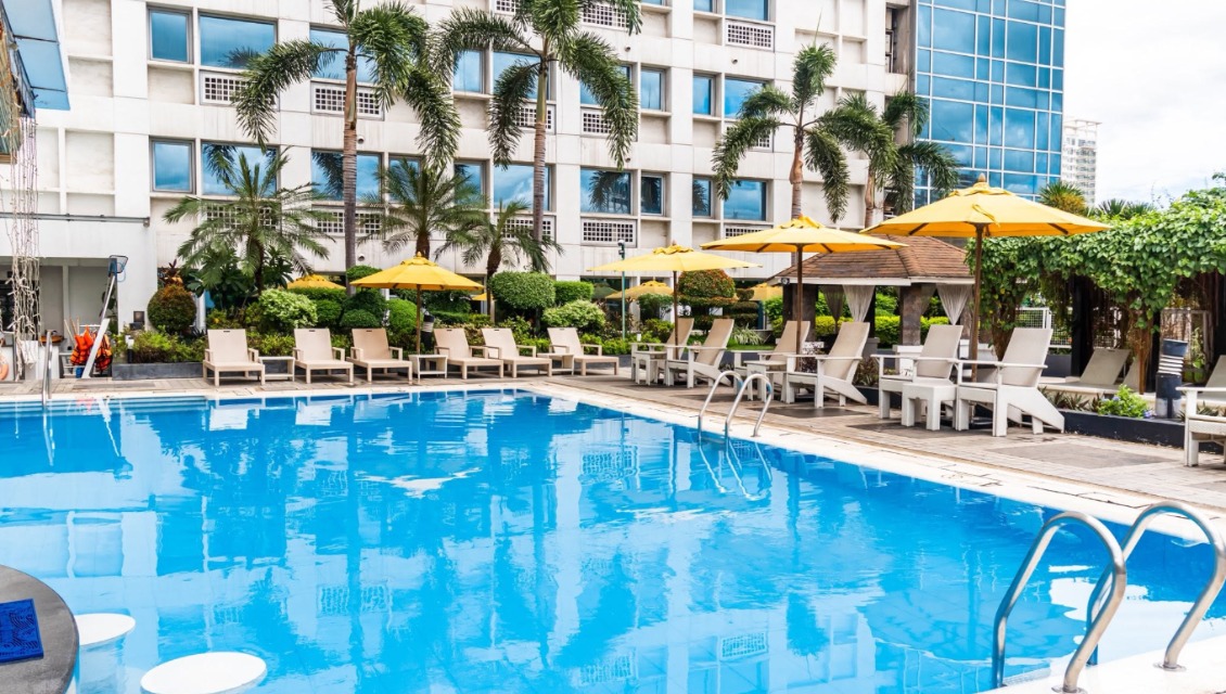 Family Staycation in Cebu with a Large Outdoor Swimming Pool
